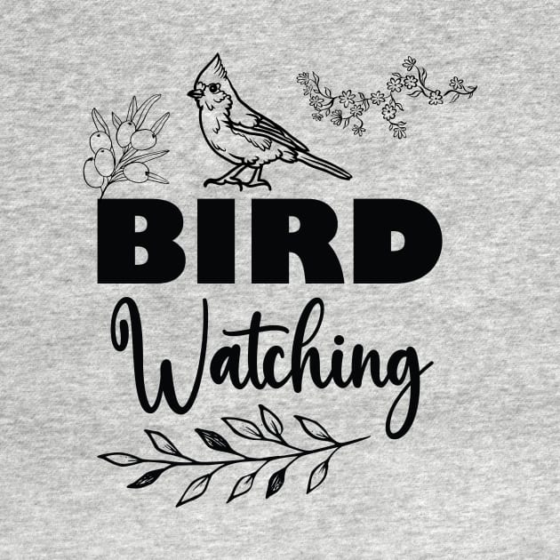 Birdwatching Art Design by mieeewoArt